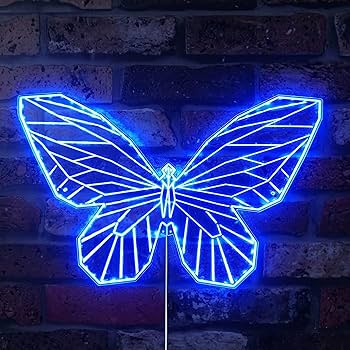 光る蝶 Amazon.co.jp: ADVPRO 蝶 幾何学的な昆虫 RGB ダイナミック